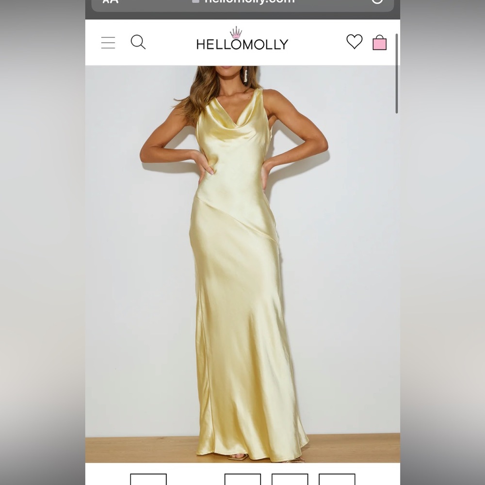 Special Guest Satin Maxi Dress-Navy